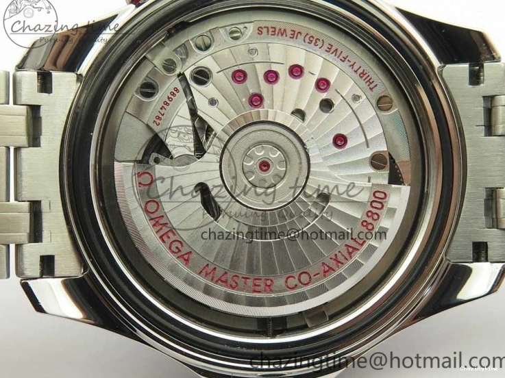 0301 ZeroBulk 2018 Seamaster Diver 300M OMF Best Edition Blue Ceramic Blue Dial on SS Bracelet A8800 (Black Balance Wheel) 7957